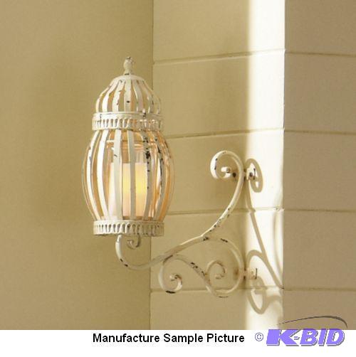 lot 166 image: Rustic Wall Sconce -&nbspFor use with LED pi...