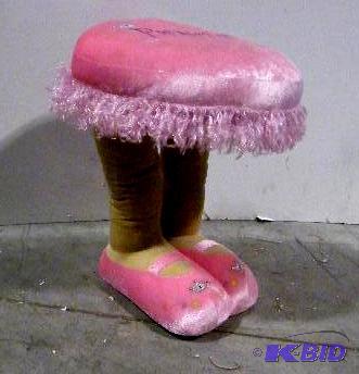 lot 188 image: Princess Chair - 14" in diameter x 16.5&...