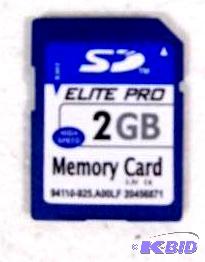lot 199 image: 2 GB Elite Pro SD Card - New...