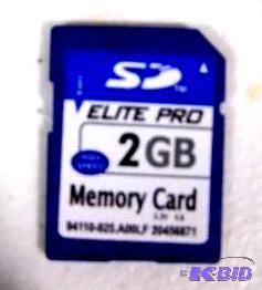 lot 200 image: 2 GB Elite Pro SD Card - New...