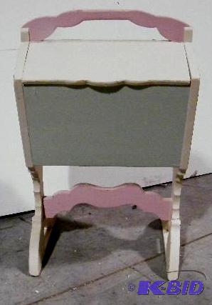 lot 242 image: Antique Magazine Holder - 16" w x 12&quo...