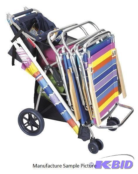 lot 45 image: Wonder Wheeler Deluxe Ultimate Beach Cart by ...