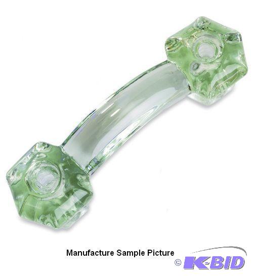 lot 48 image: Lot of 4 Green Glass Drawer Handles -&nbspJa...
