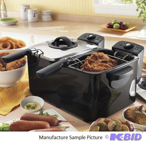 lot 93 image: Ginnys Double Deep Fryer - Model EDF-3060 - F...