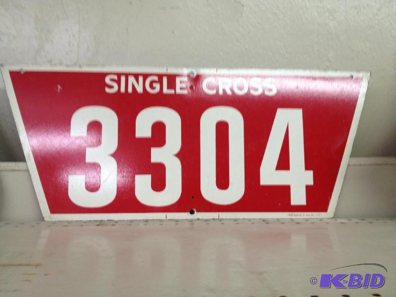 Single Cross Seed Sign, 1967