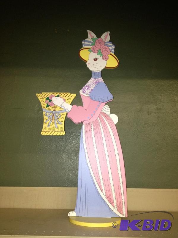 Easter Bunny, Painted wood, new in the box&nb...