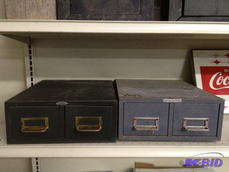 Two, Two Drawer sets of parts drawers&nbsp...