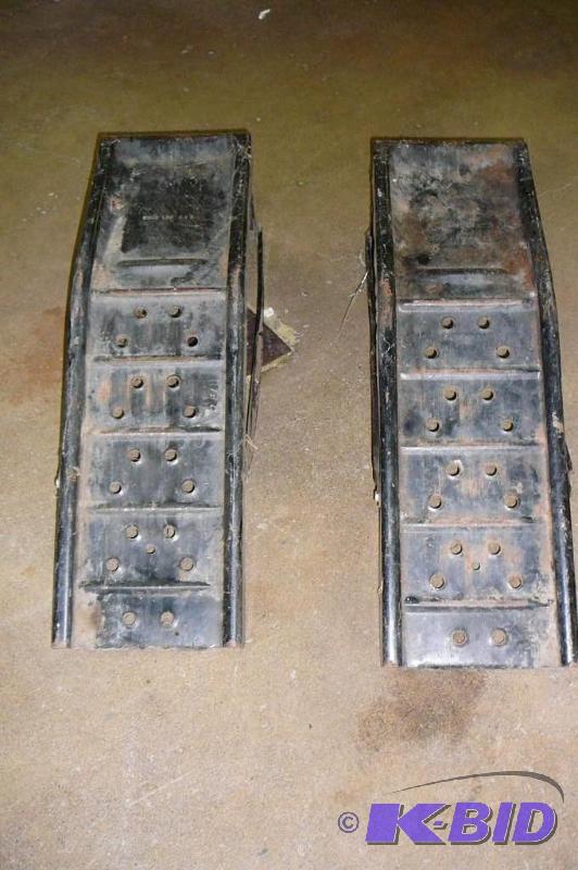 lot 32 image: 2 - Steel Car Ramps 4000LB Capacity  6500 lb...