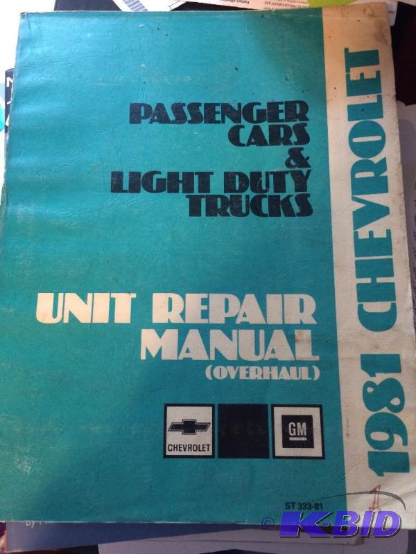 Passenger cars and light duty trucks unit rep...