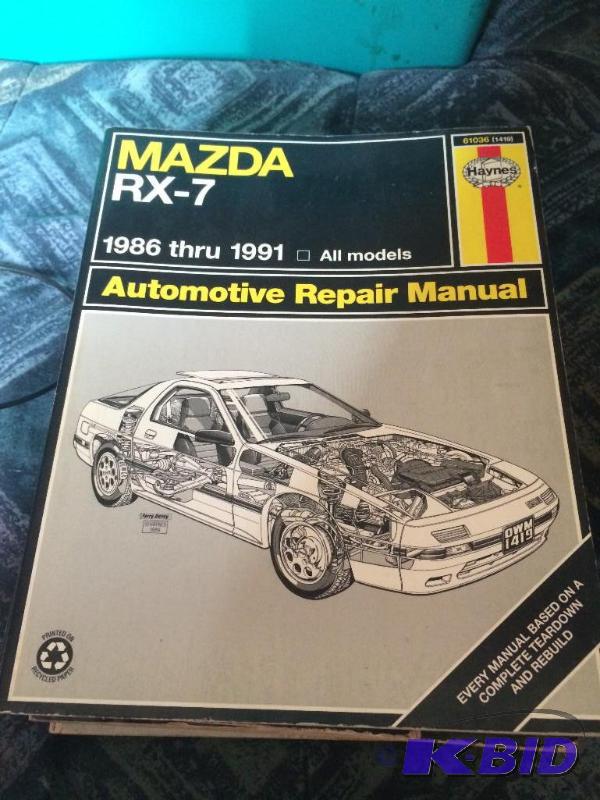 Haynes 61036 (1419) Mazda RX 7 1986 thru 1991...