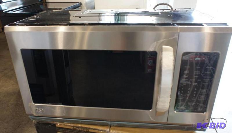 lot 10 image: LG Microwave (LMH2016ST) 2-cu. ft. built-in m...