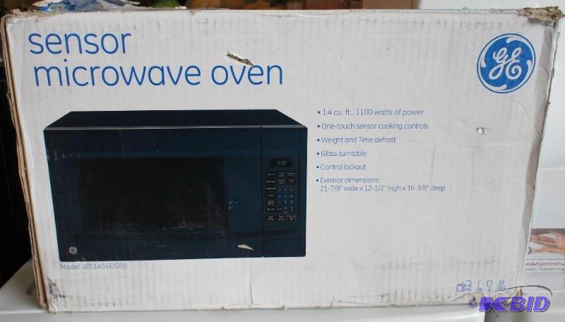 lot 12 image: New GE Sensor Microwave. Model #JES1456DSBB ...