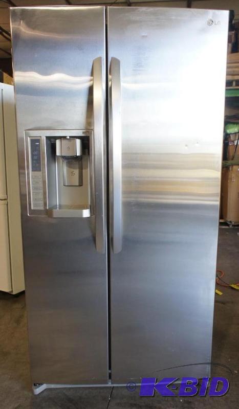 lot 2 image: New LG Refrigerator (LSC27937ST) LG - 26.6 Cu...