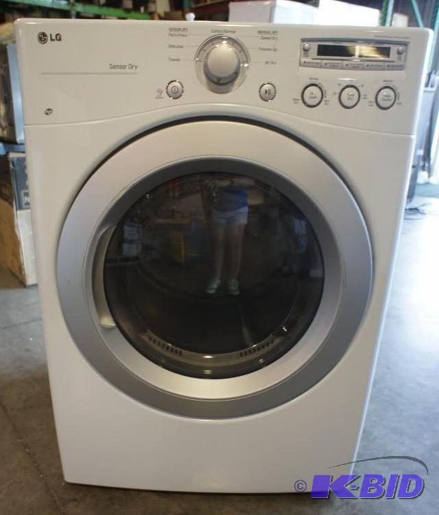 lot 7 image: LG Dryer Model #(DLE3050W) Matches Item #5 on...