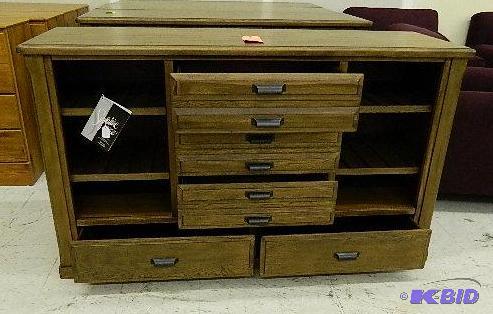 Entertainment console  Dresser 5 drawer. Dim...