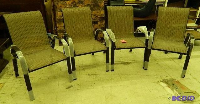 Patio Chairs (4) total. 19&quot wide x 36&qu...