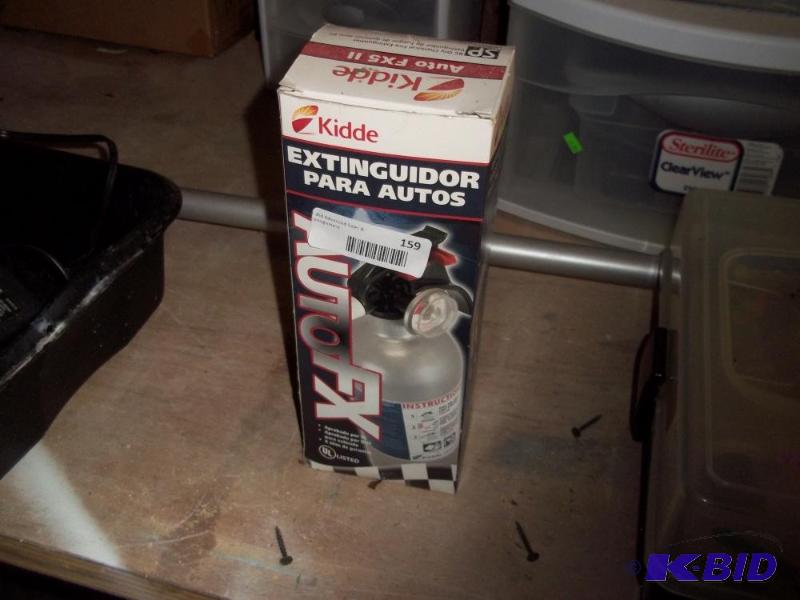 lot 159 image: fire extinguisher