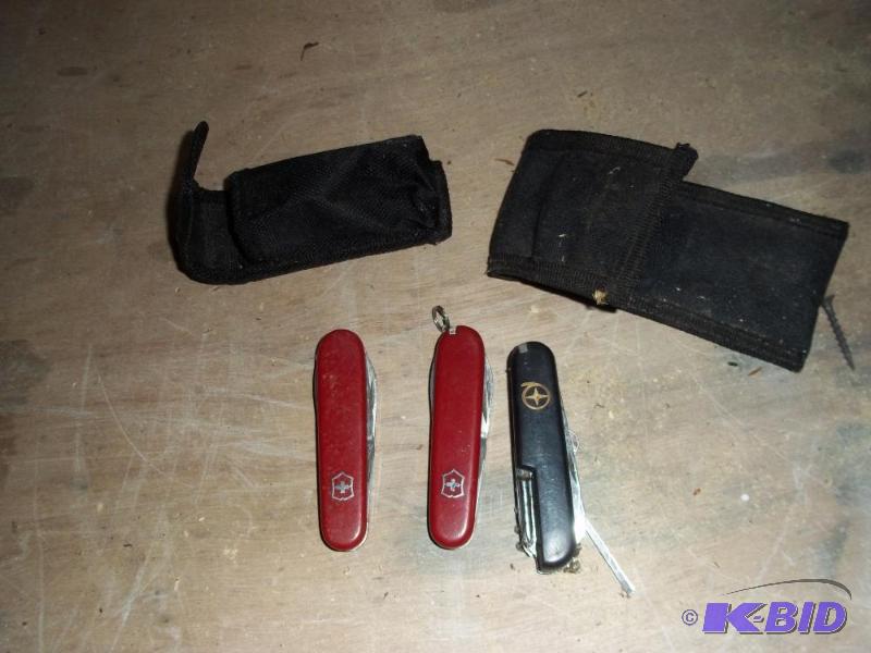lot 177 image: 3 swiss army knives