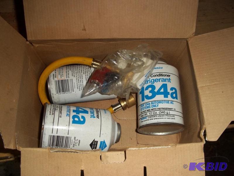 lot 223 image: AC 134 refrigerant retro fit kit - new, never used