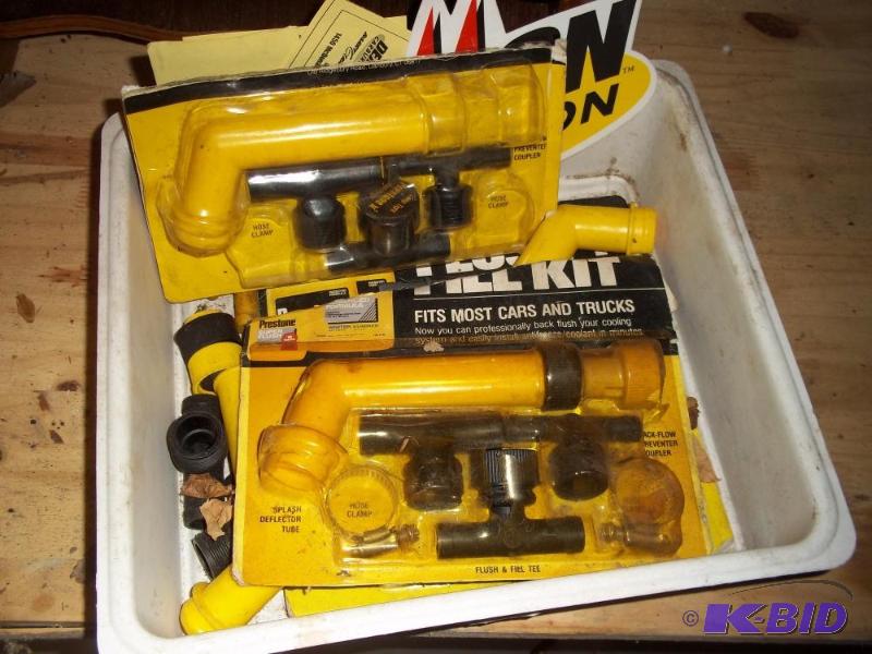 lot 224 image: radiator flushing kits