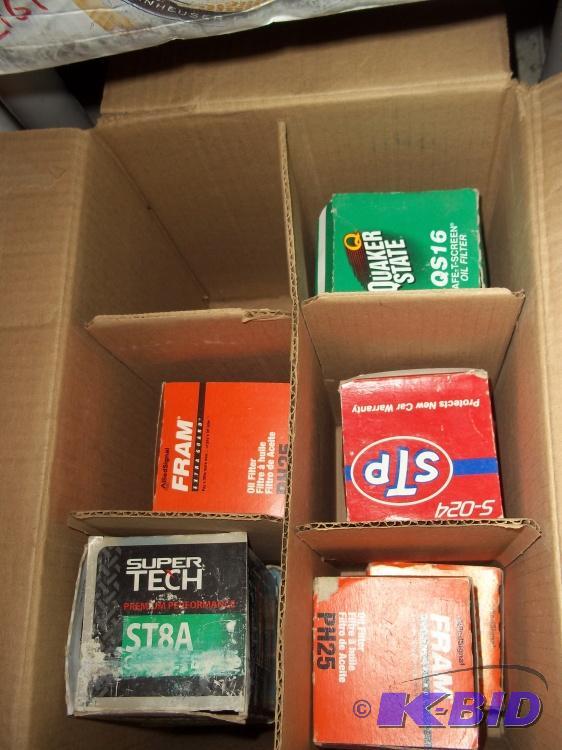 lot 235 image: Box of misc oil filters