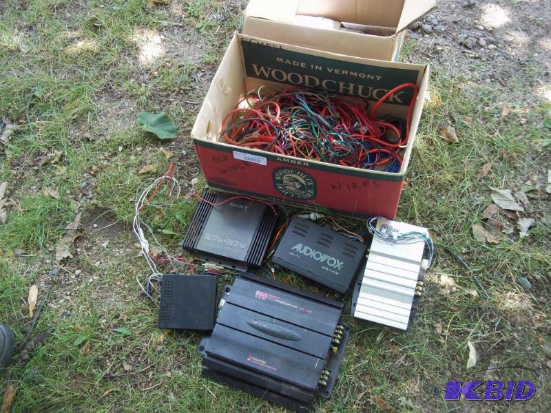 lot 240 image: Amplifiers and wiring