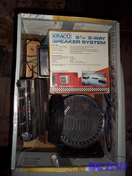 lot 244 image: Misc. old school stereo equipment