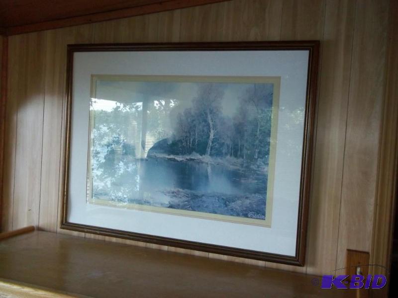 lot 316 image: Sailboat painting