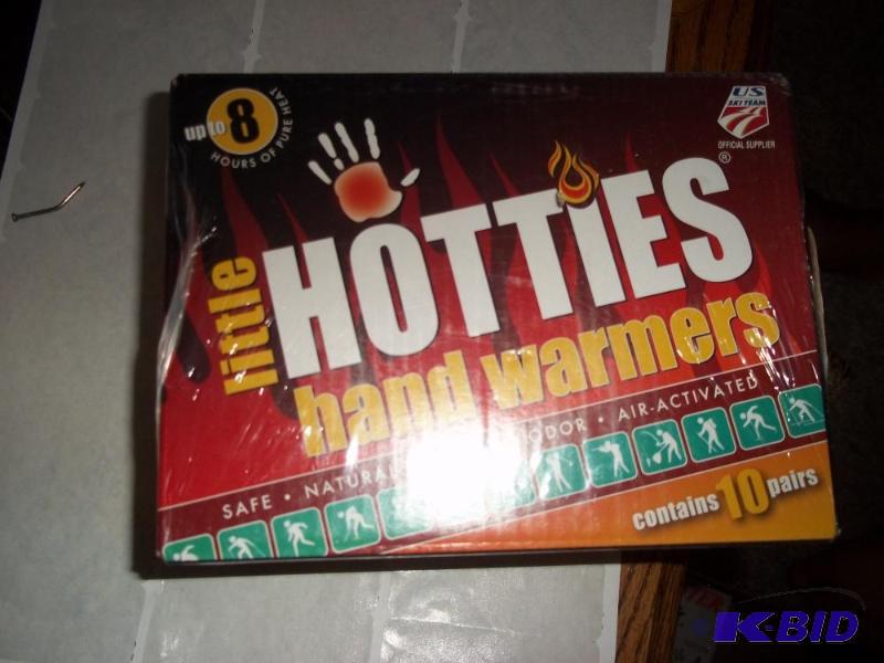 lot 353 image: New in box hotties hand warmers box of 10