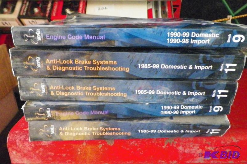 lot 1009 image: 5 Shopkey Diagnostic Books