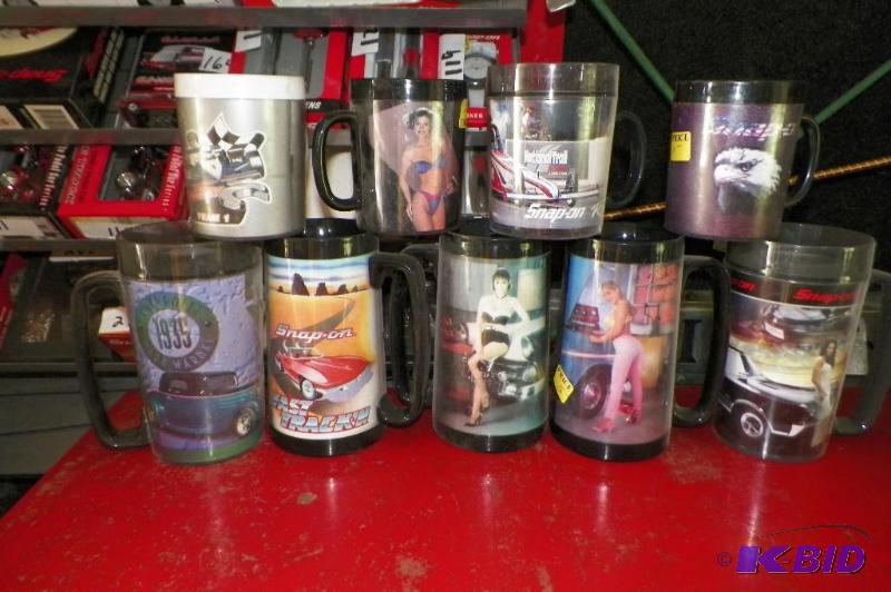 lot 1018 image: Misc. Snap-on Mugs