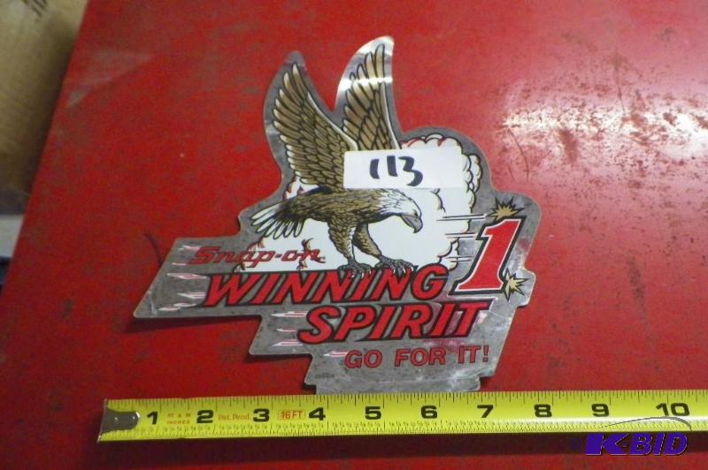 lot 113 image: Snap-on Winning Spirit Decal SSX908