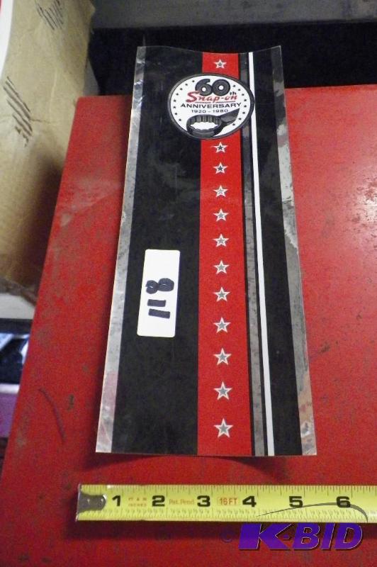 lot 118 image: Snap-on 60th Anniversary 1920-1980 Decal