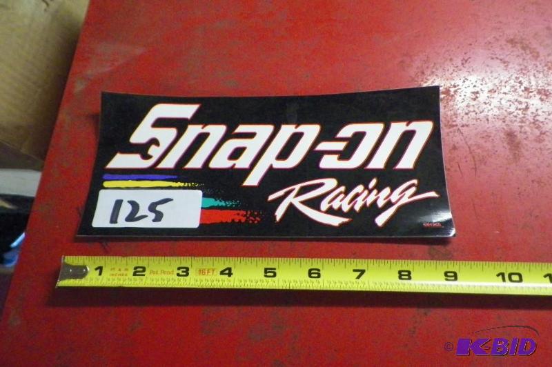 lot 125 image: Snap-on Racing Decal SS1028