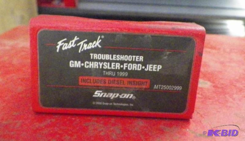 lot 189 image: Snap-on Troubleshooter for GM, Chrysler, Ford, and Jeep for Diagnostic Scanner in Lot 187