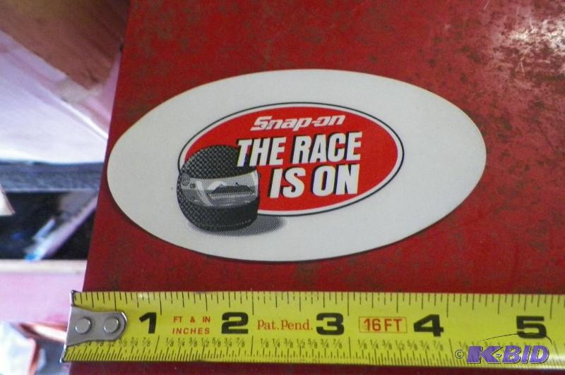lot 197 image: Snap-on The Race Is On Decal