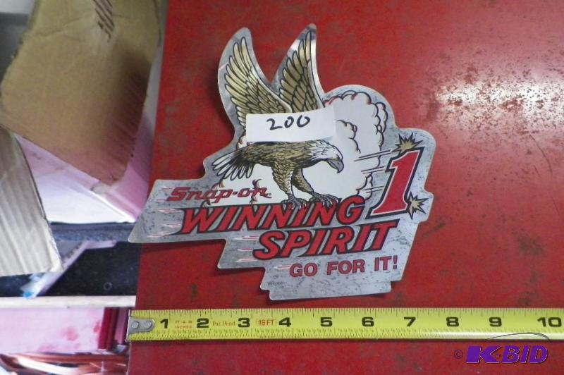 lot 200 image: Snap-on Winning Spirit Decal SSX908