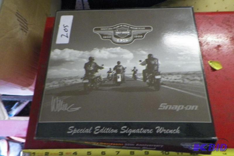 lot 205 image: Harley-Davidson Special Edition Wrench In Metal Case
