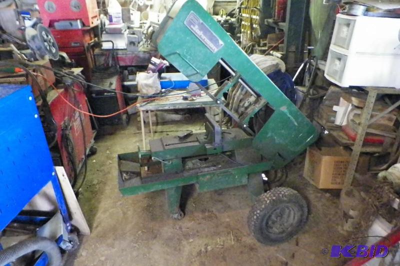lot 22 image: Kysor Johnson Metal Cutting Band Saw 12 HP Motor
