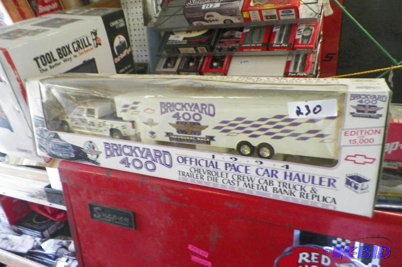lot 230 image: Brickyard 400 1994 Official Pace Car Hauler 20 Years Old