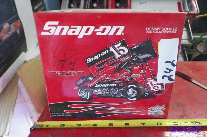 lot 242 image: Snap-on 2007 Donny Schatz  Outlaw Print Car