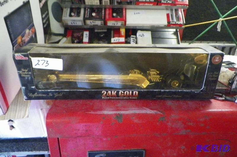lot 273 image: Snap-on 24k Gold 1998 Dragster