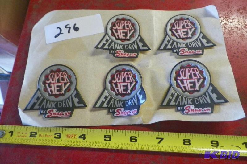 lot 296 image: Snap-on Puffy Patches