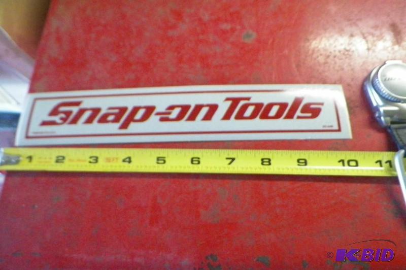 lot 297 image: Snap-on Tools Decal