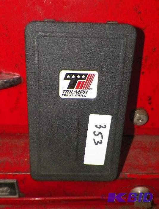lot 353 image: Snap-on Triumph Twist Drill Box New No Bits