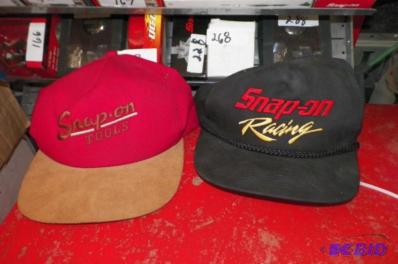 lot 442 image: 2 New Snap-on Baseball Hats