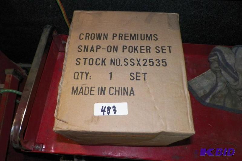 lot 483 image: Snap-on Poker Set Unopened in Box