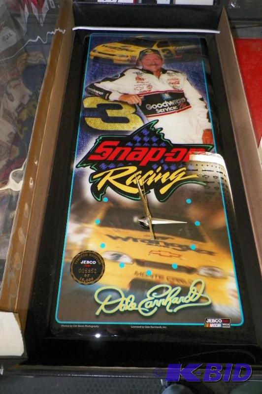lot 507 image: Dale Earnhardt Sr. Snap-on Racing Clock New in Box