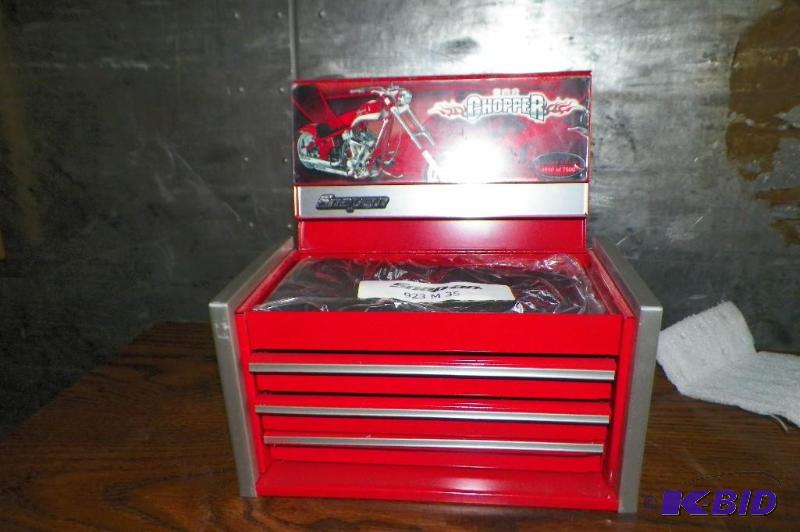 lot 524 image: Snap-on The Chopper Mini Tool Chest All Drawers Open Paint Spot Rubbed off on Top