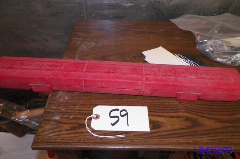 lot 59 image: Snap-on Torque Wrench Case Case Only